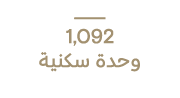 ـــــــــــــــــــــــــــــــ 1,092 وحدة سكنية