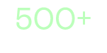 500+