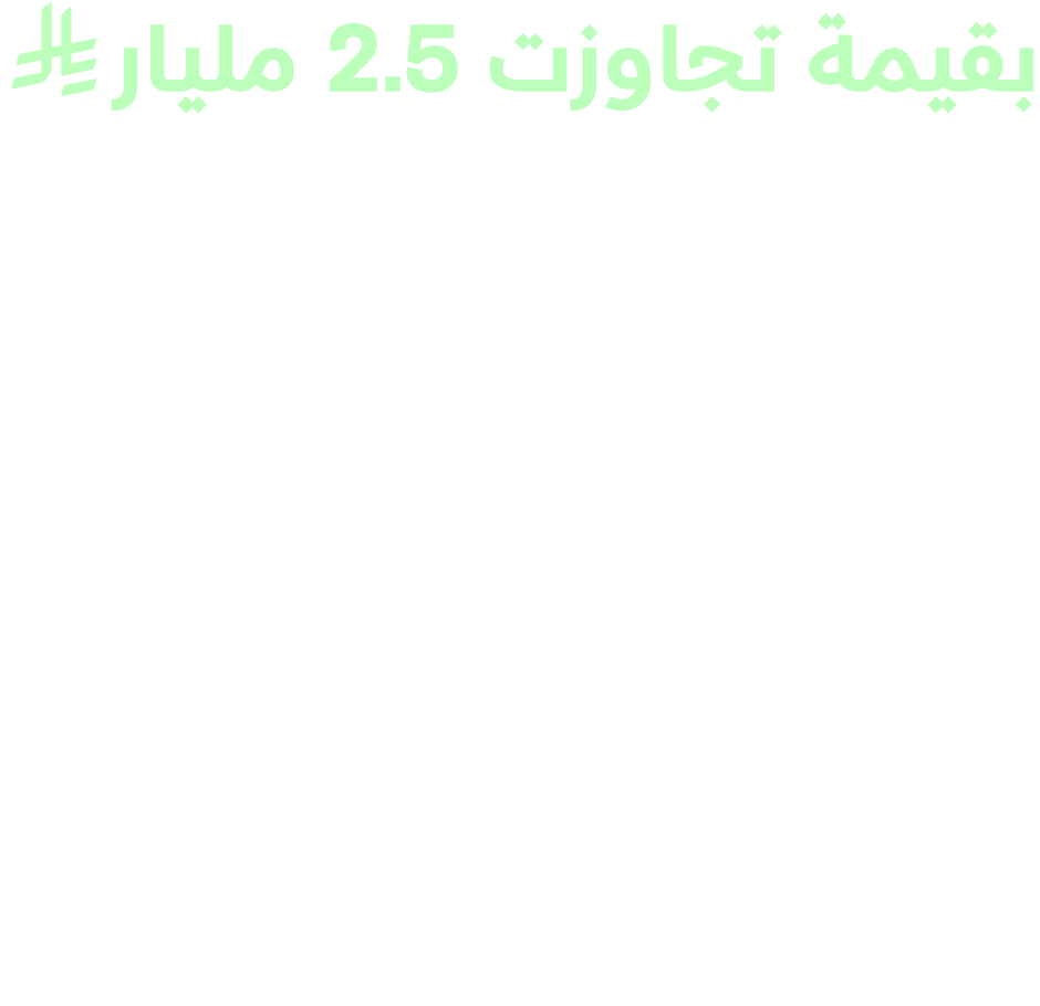بقيمة تجاوزت 2.5 مليارر تحقيق مبيعات قياسية في وجهة السدن 