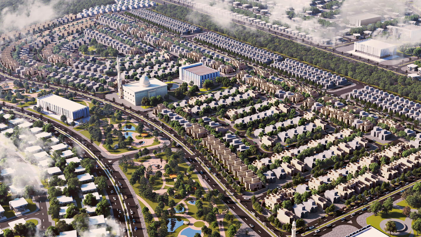 Al-Asalah Community is designed with a unique style and is in the southwest of Riyadh. Its design reflects the authenticity of the region, meeting all your needs comprehensively. Within its premises, you will find a wide range of public services and integrated facilities that ensure your comfort and well-being.