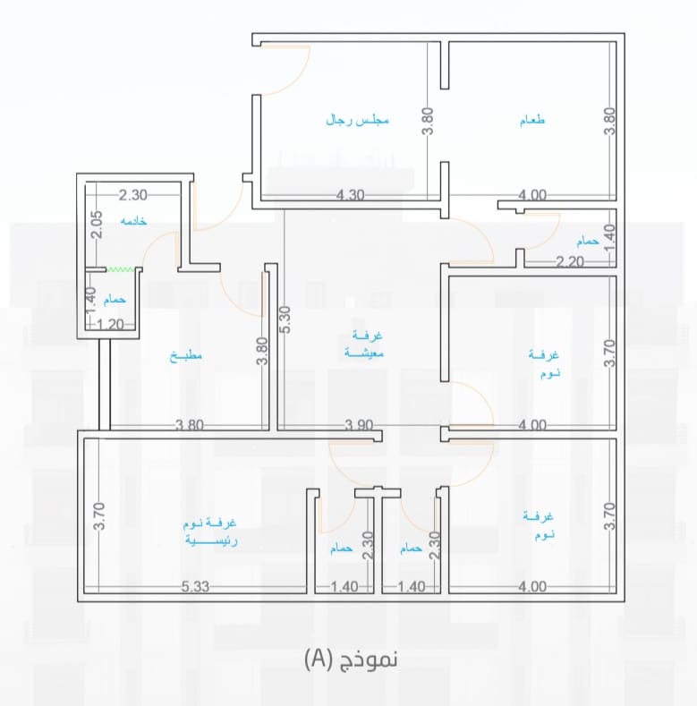شقة 2 غرف في حكومي1 4